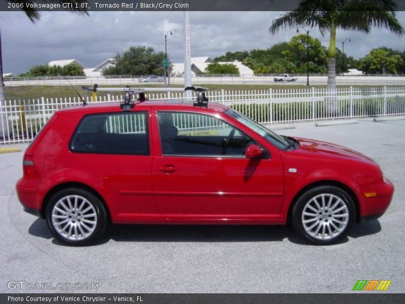 Tornado Red / Black/Grey Cloth 2006 Volkswagen GTI 1.8T