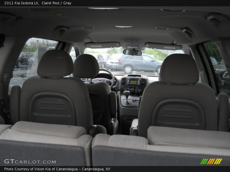 Claret Red / Gray 2011 Kia Sedona LX