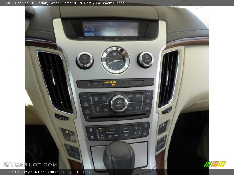 White Diamond Tri-Coat / Cashmere/Cocoa 2008 Cadillac CTS Sedan