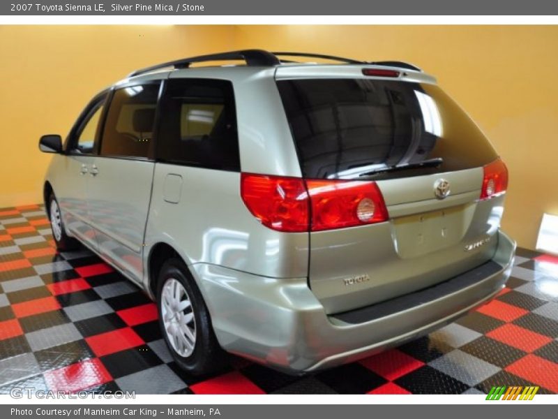 Silver Pine Mica / Stone 2007 Toyota Sienna LE