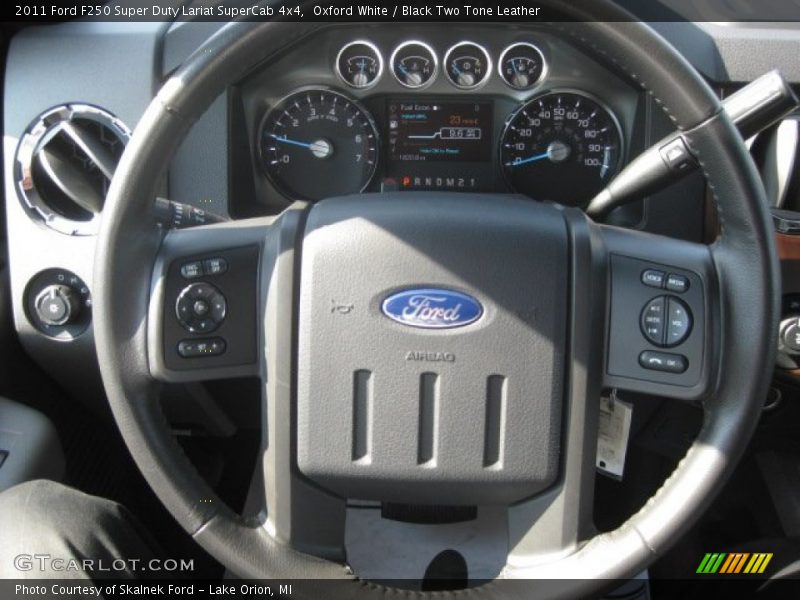  2011 F250 Super Duty Lariat SuperCab 4x4 Steering Wheel
