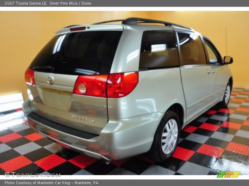 Silver Pine Mica / Stone 2007 Toyota Sienna LE