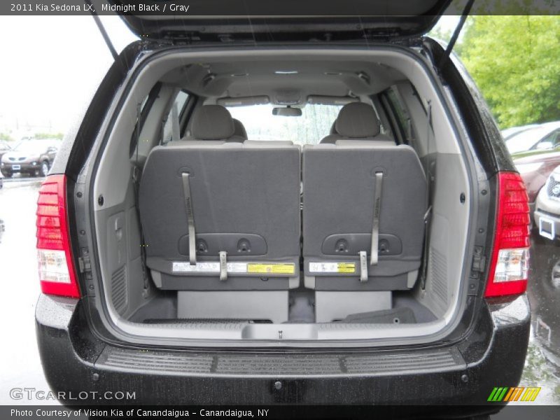 Midnight Black / Gray 2011 Kia Sedona LX