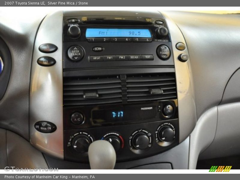 Silver Pine Mica / Stone 2007 Toyota Sienna LE