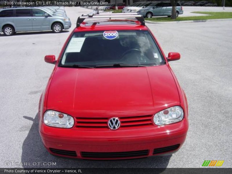 Tornado Red / Black/Grey Cloth 2006 Volkswagen GTI 1.8T