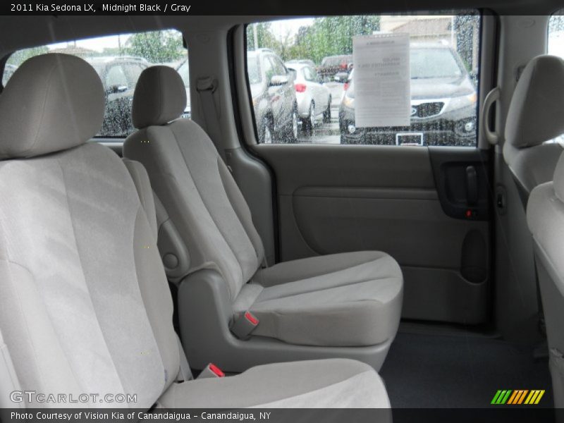 Midnight Black / Gray 2011 Kia Sedona LX