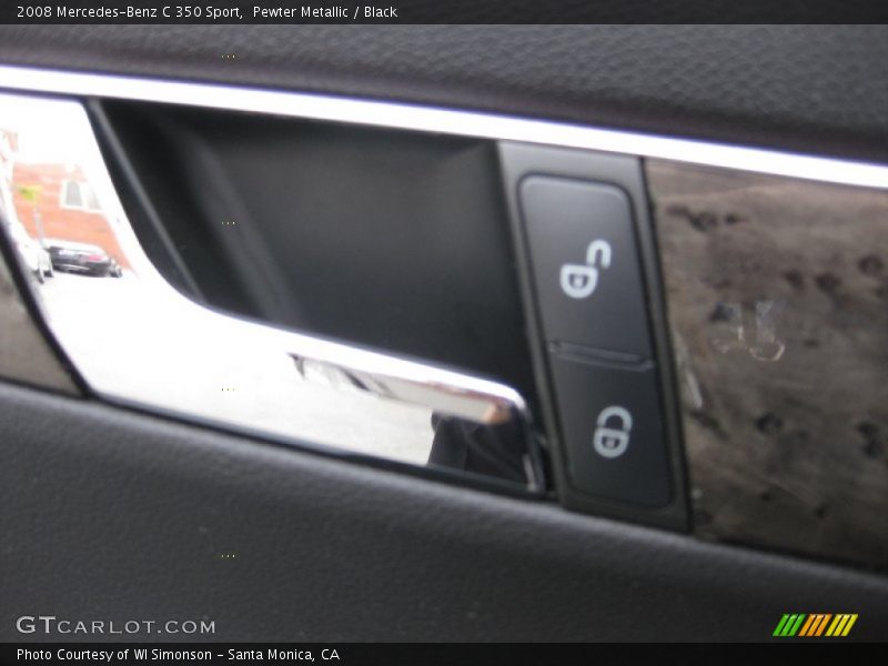 Pewter Metallic / Black 2008 Mercedes-Benz C 350 Sport