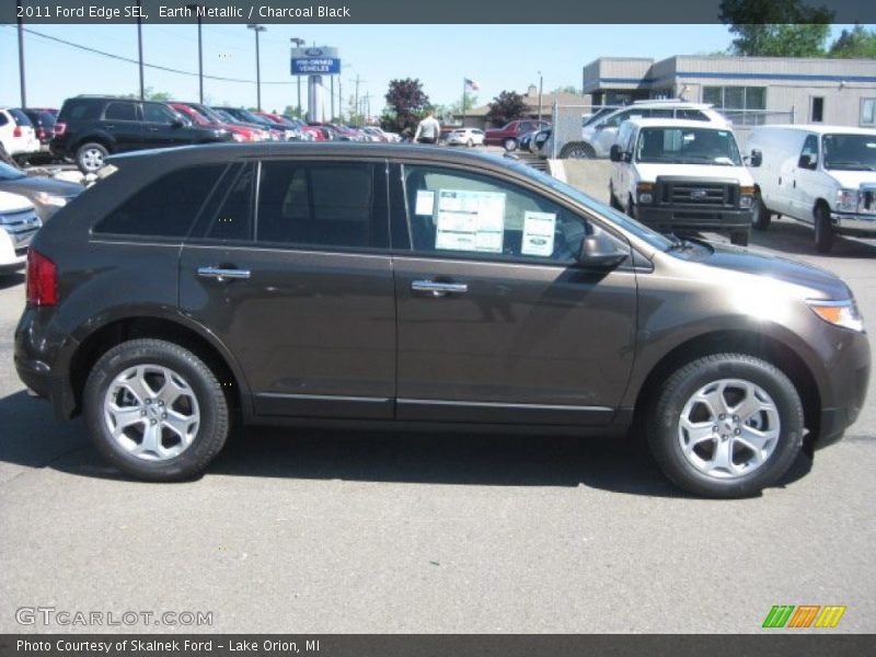 Earth Metallic / Charcoal Black 2011 Ford Edge SEL