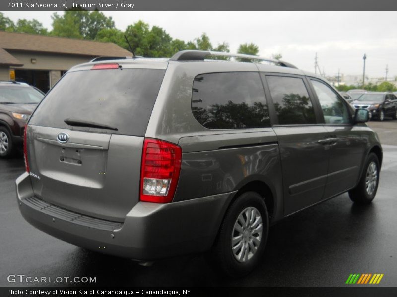 Titanium Silver / Gray 2011 Kia Sedona LX