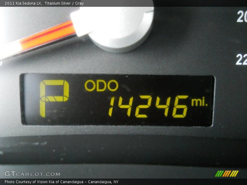 Titanium Silver / Gray 2011 Kia Sedona LX