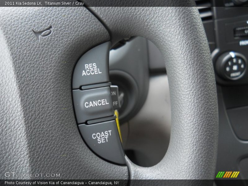 Titanium Silver / Gray 2011 Kia Sedona LX