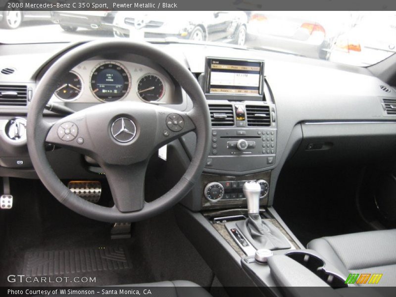 Pewter Metallic / Black 2008 Mercedes-Benz C 350 Sport