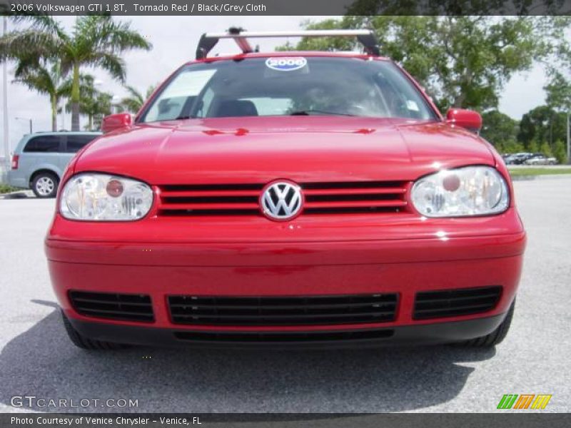 Tornado Red / Black/Grey Cloth 2006 Volkswagen GTI 1.8T