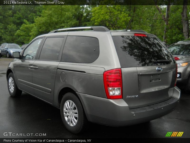 Titanium Silver / Gray 2011 Kia Sedona LX