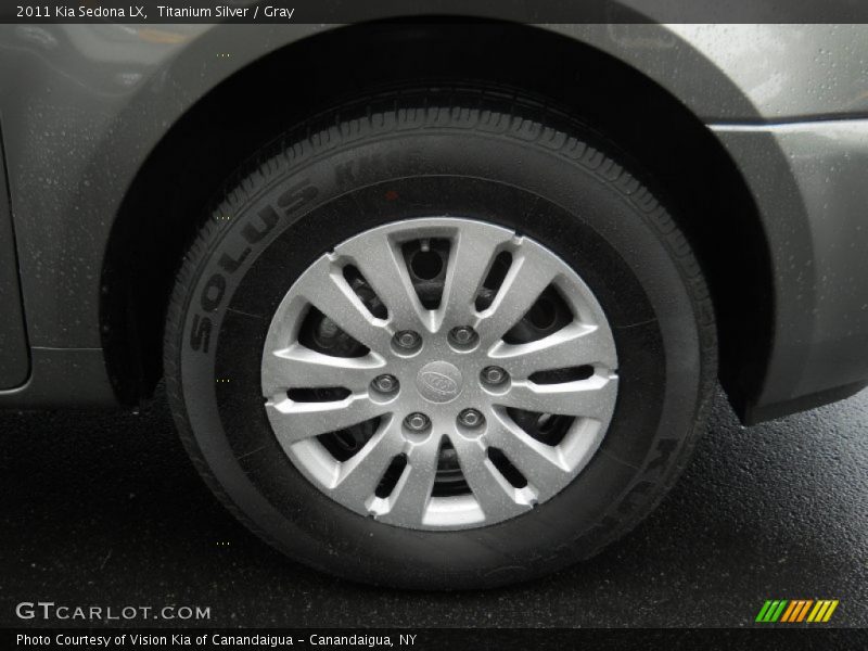 Titanium Silver / Gray 2011 Kia Sedona LX