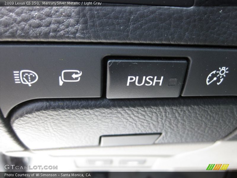 Mercury Silver Metallic / Light Gray 2009 Lexus GS 350