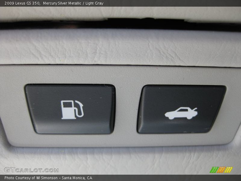 Mercury Silver Metallic / Light Gray 2009 Lexus GS 350