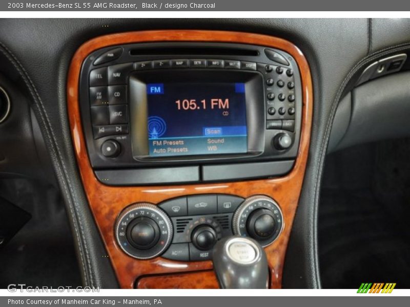 Controls of 2003 SL 55 AMG Roadster
