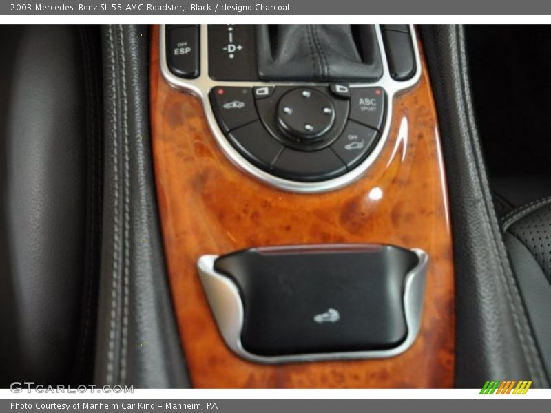 Controls of 2003 SL 55 AMG Roadster