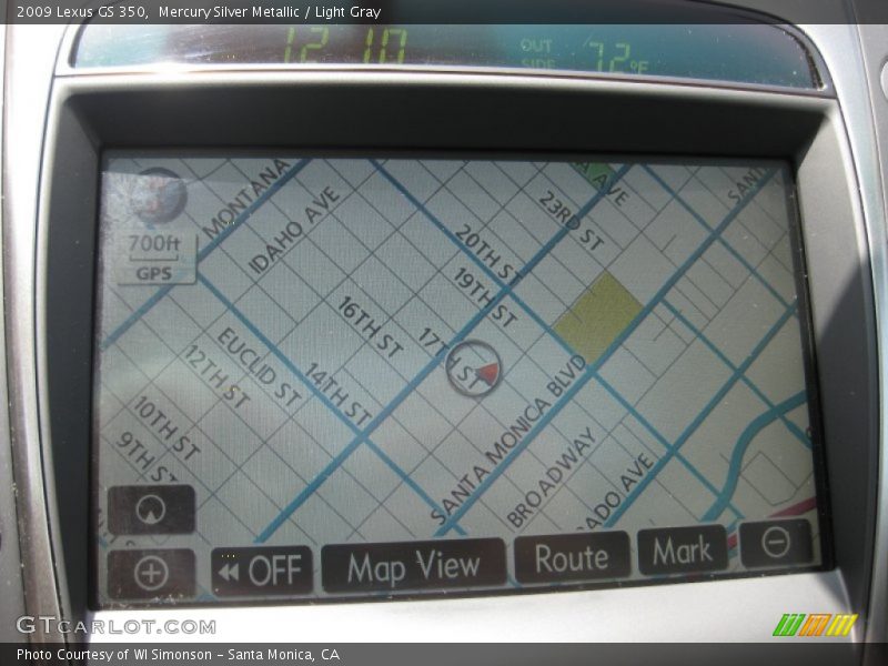 Mercury Silver Metallic / Light Gray 2009 Lexus GS 350