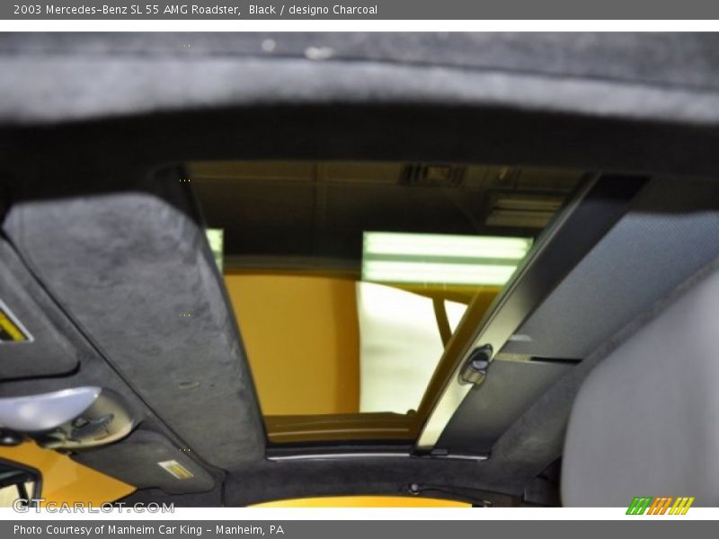 Sunroof of 2003 SL 55 AMG Roadster