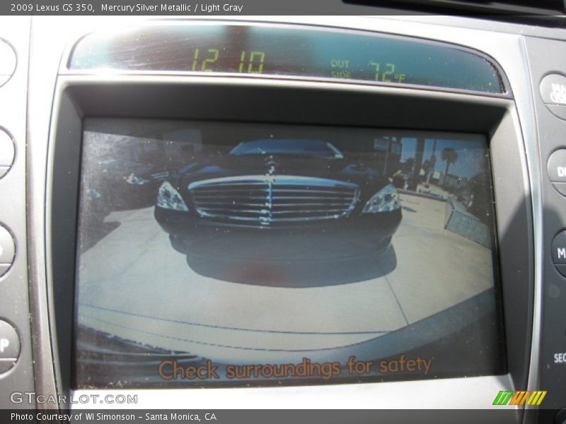 Mercury Silver Metallic / Light Gray 2009 Lexus GS 350