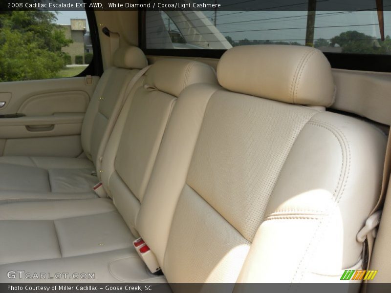 White Diamond / Cocoa/Light Cashmere 2008 Cadillac Escalade EXT AWD