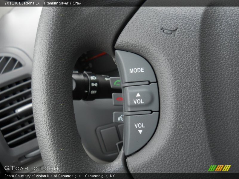 Titanium Silver / Gray 2011 Kia Sedona LX