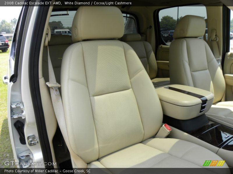 White Diamond / Cocoa/Light Cashmere 2008 Cadillac Escalade EXT AWD