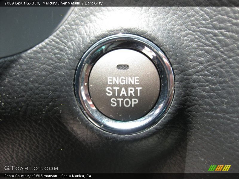 Mercury Silver Metallic / Light Gray 2009 Lexus GS 350