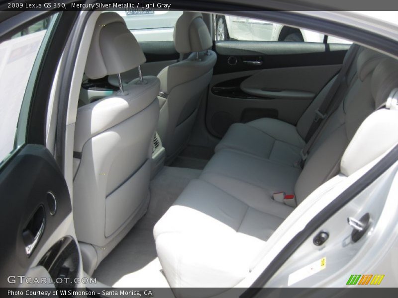 Mercury Silver Metallic / Light Gray 2009 Lexus GS 350