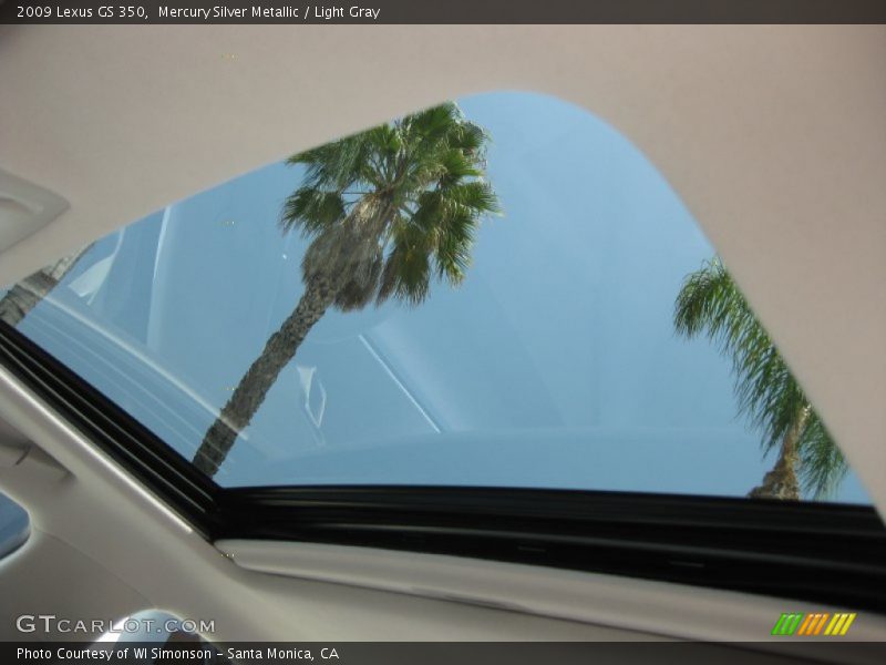 Mercury Silver Metallic / Light Gray 2009 Lexus GS 350