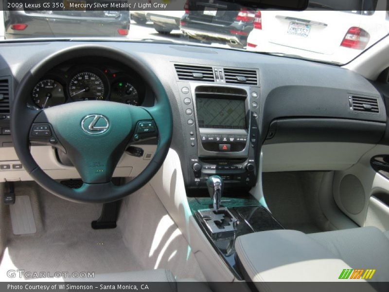 Mercury Silver Metallic / Light Gray 2009 Lexus GS 350