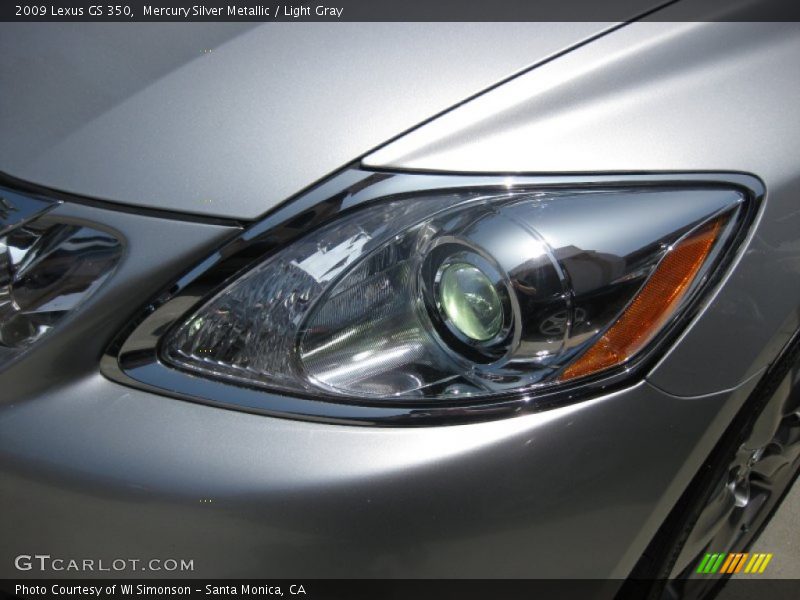 Mercury Silver Metallic / Light Gray 2009 Lexus GS 350