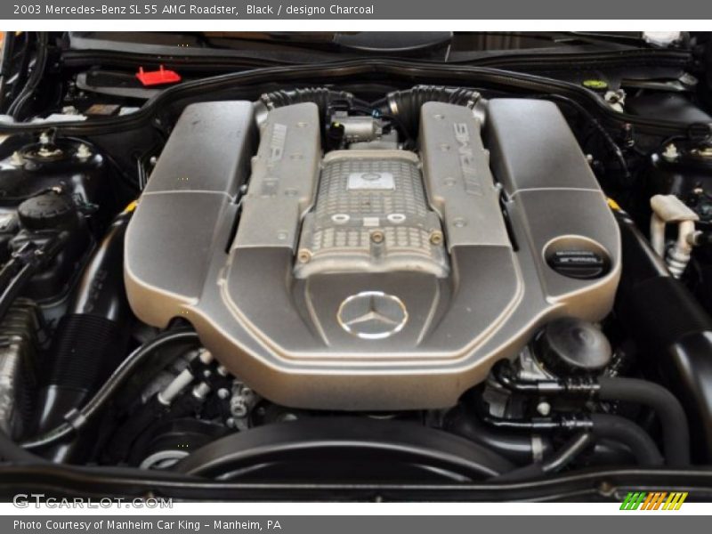  2003 SL 55 AMG Roadster Engine - 5.4 Liter AMG Supercharged SOHC 24-Valve V8