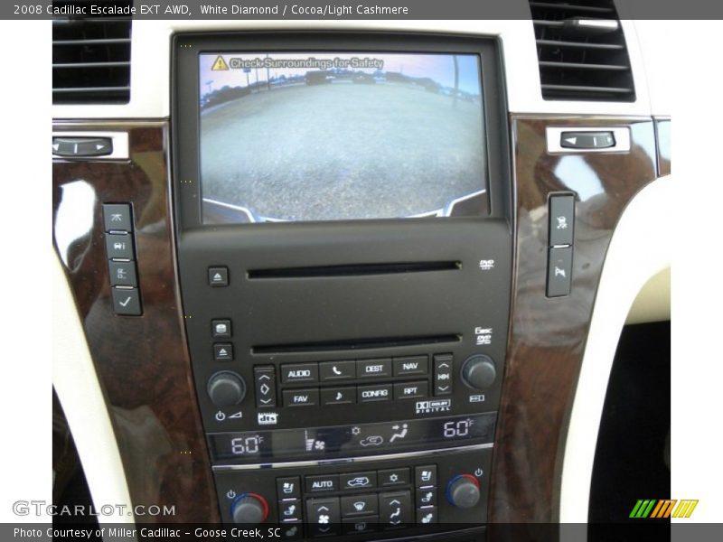 White Diamond / Cocoa/Light Cashmere 2008 Cadillac Escalade EXT AWD