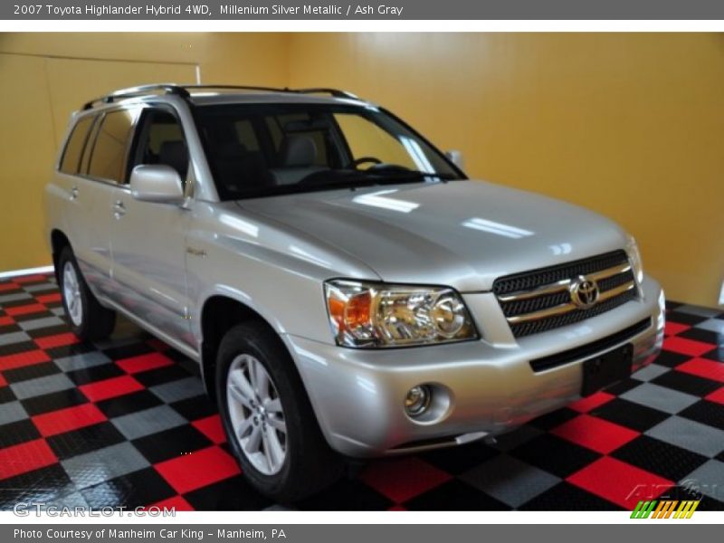 Millenium Silver Metallic / Ash Gray 2007 Toyota Highlander Hybrid 4WD