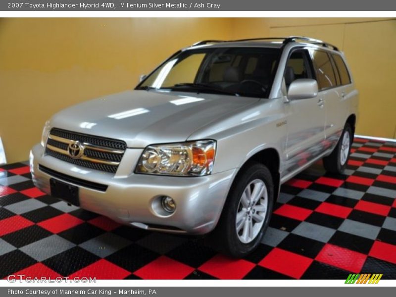 Millenium Silver Metallic / Ash Gray 2007 Toyota Highlander Hybrid 4WD