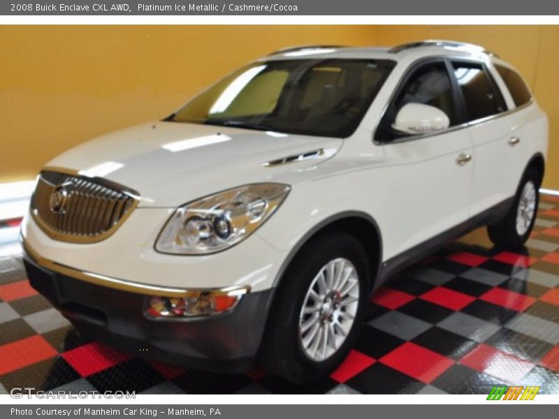 Platinum Ice Metallic / Cashmere/Cocoa 2008 Buick Enclave CXL AWD