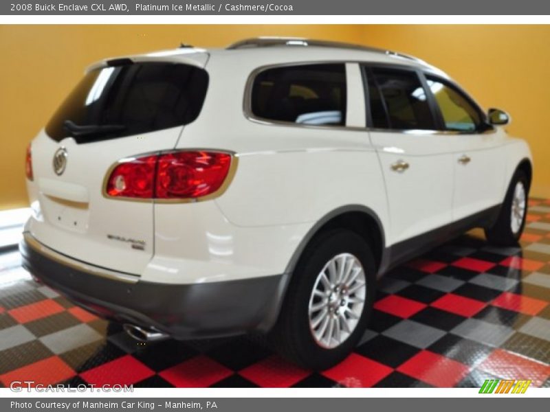 Platinum Ice Metallic / Cashmere/Cocoa 2008 Buick Enclave CXL AWD