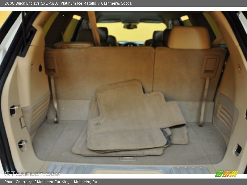 Platinum Ice Metallic / Cashmere/Cocoa 2008 Buick Enclave CXL AWD