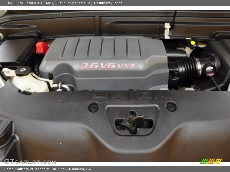Platinum Ice Metallic / Cashmere/Cocoa 2008 Buick Enclave CXL AWD