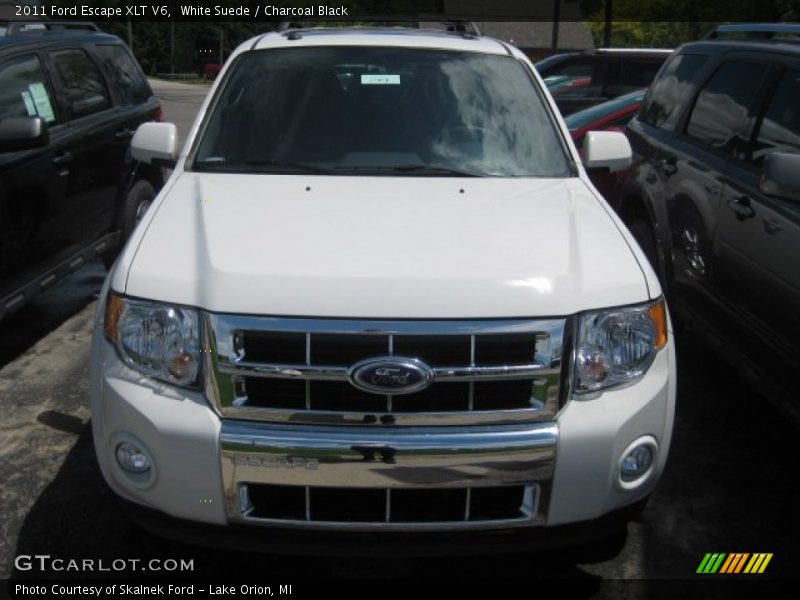 White Suede / Charcoal Black 2011 Ford Escape XLT V6