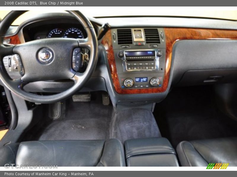 Blue Chip / Midnight Blue 2008 Cadillac DTS