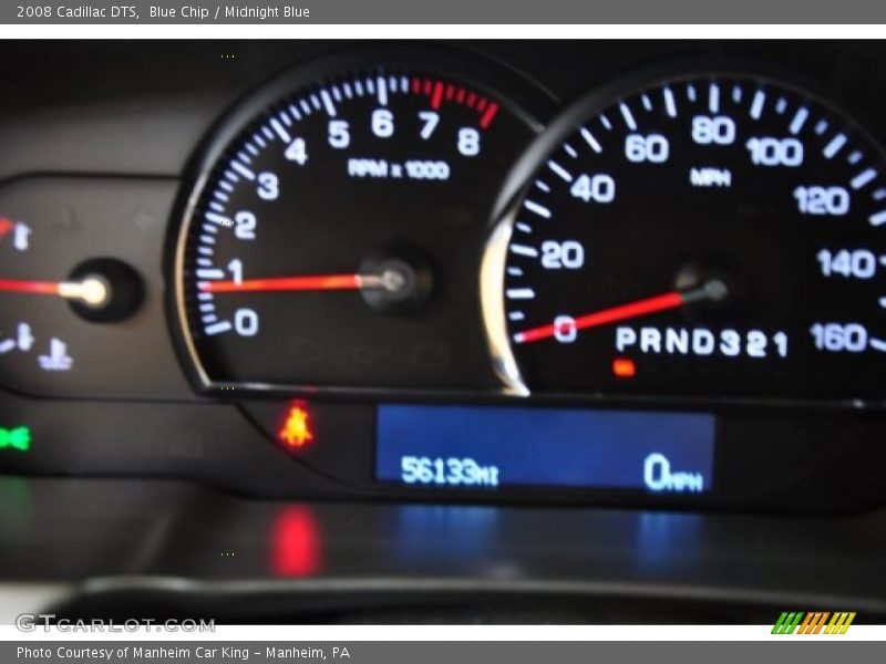 Blue Chip / Midnight Blue 2008 Cadillac DTS