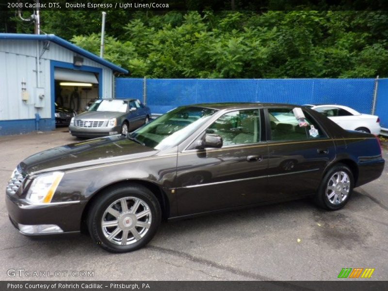 Double Espresso / Light Linen/Cocoa 2008 Cadillac DTS
