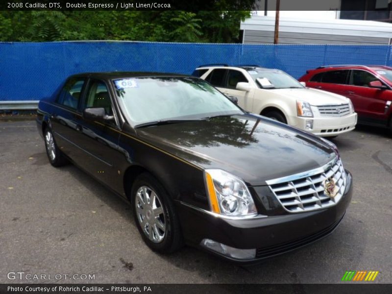 Double Espresso / Light Linen/Cocoa 2008 Cadillac DTS