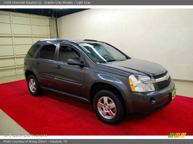 Granite Gray Metallic / Light Gray 2008 Chevrolet Equinox LS