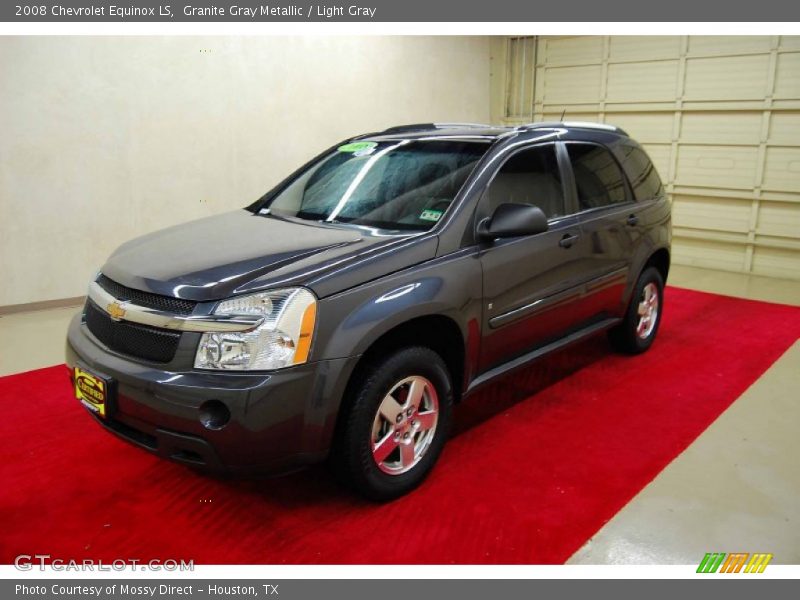 Granite Gray Metallic / Light Gray 2008 Chevrolet Equinox LS