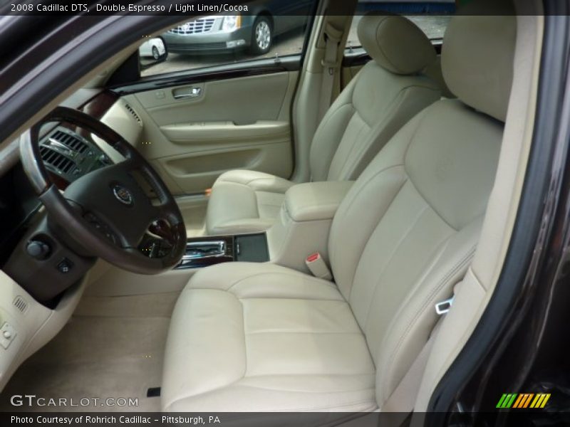 Double Espresso / Light Linen/Cocoa 2008 Cadillac DTS